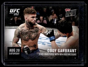 2016 Topps Now UFC Cody Garbrant Aug 20 #202C - Picture 1 of 2