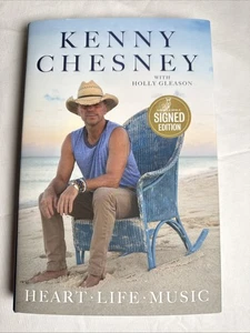Kenny Chesney Signed 2025 Heart & Life Hardcover Book 1st Edition In Hand - Bild 1 von 8