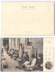 Variazione famosa scena venditore Lei NO#~ Cartolina Aloha Nui Hawaii SS Curio UDB -H2 - Foto 1 di 5