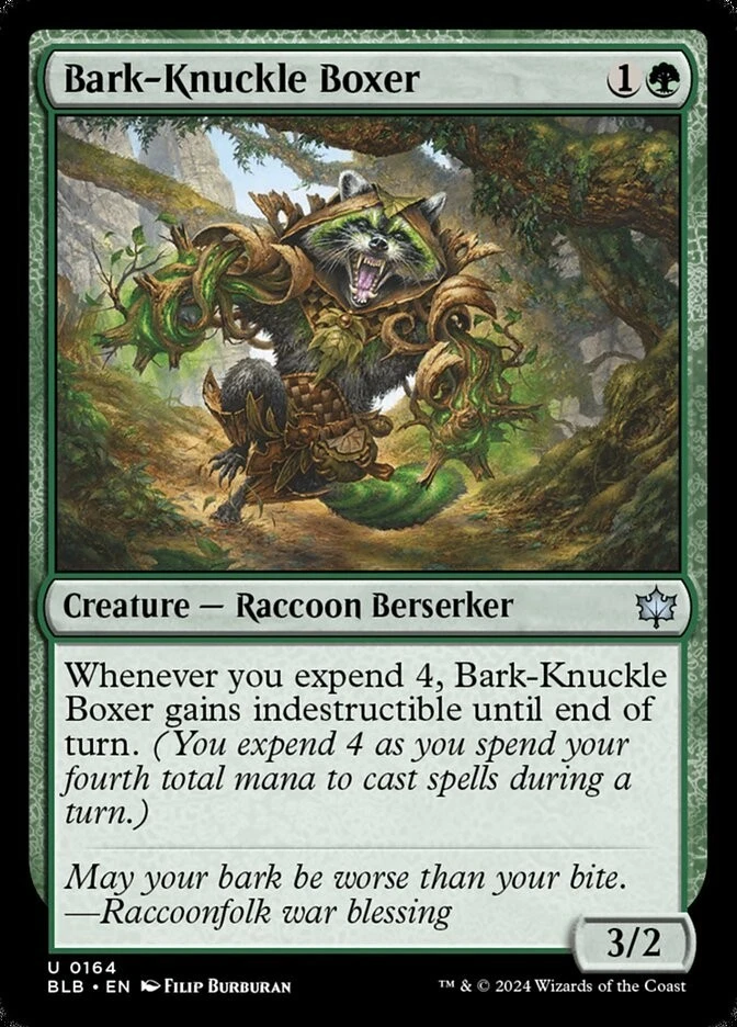 MTG NM Bark-Knuckle Boxer #164 Bloomburrow - Image 1 of 1