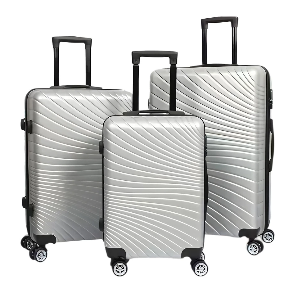 Juego de equipaje giratorio rígido de 3 piezas 20′′/24′′/28′′ TSA diseño de bloqueo y anidamiento Foto 1 de 1