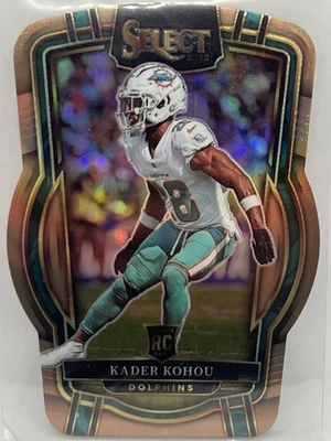 2022 Panini Select | Copper Prizm Die-Cut | Kader Kohou 94/99 | #240 Dolphins - Image 1 of 4