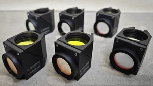 Olympus Set filtri ottici microscopio 6 pezzi U-WIG2 U-MF2 U-MCFPHQ MGFPHQ YFPHQ - Foto 1 di 4