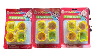 Cocomelon 4 Pack Colored Sand With 4 Molded Sand Cutters, sand art (3) - Picture 1 of 6