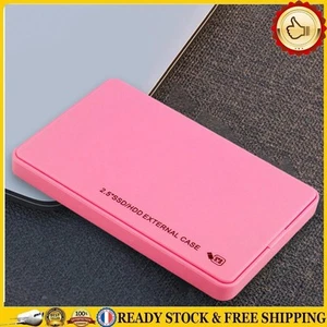 2.5 Inch HDD/SSD Case 6Gbps Mobile Hard Drive Case for MacBook PC (Pink) & - Bild 1 von 8