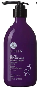 Luseta Color Brightening Purple Shampoo 500ml 0.5L for Blonde Silver - Picture 1 of 5
