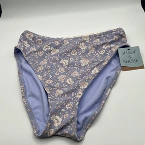 Shade & Shore Bikini Bottom Womens M (8-10) High Waist High Leg - Picture 1 of 6