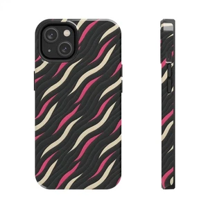 Zebra Tough Phone Cases, Phone Cover, Protective Case, Trendy, Pink, Stylish - Picture 1 of 37