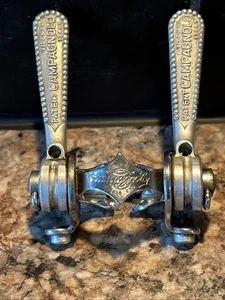 Vintage 1960’s Campagnolo Nuovo Record Downtube Gear Levers Band/clamp Fittting - Bild 1 von 14