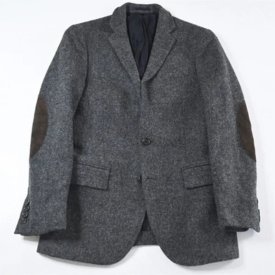 J.Crew 34S Gray Ludlow Wool Tweed Soft Shoulder Mens Blazer Jacket Sport Coat - Image 1 of 4