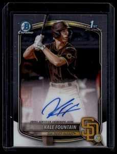 Auto 2025 Bowman Chrome #CPA-KFO Kale Fountain Prospect Autographs - Picture 1 of 2