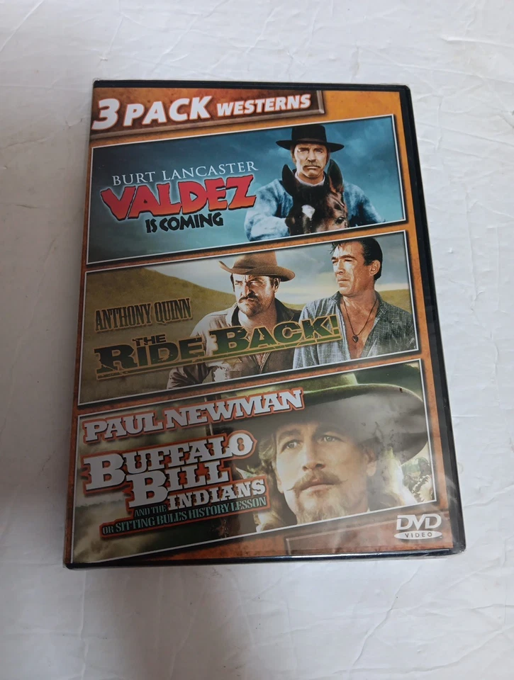 Valdez Is Coming/The Ride Back/Buffalo Bill and the Indians DVD, New & Sealed  - Image 1 of 2