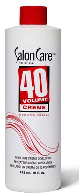 Salon Care 40 Volume Creme Developer 16oz – Strong Lift Hair Bleach Boost - Image 1 of 4