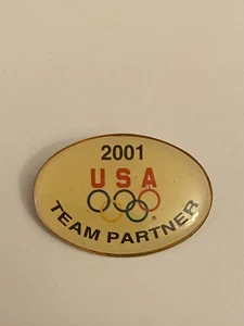 USA Olympic Team Partner 2001 Lapel Pin P59 - Picture 1 of 4