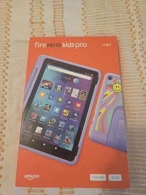 Amazon Fire HD 10 Kids Pro 10" Tablet 2023 13th Gen 32GB Happy Day Edition - Image 1 of 2