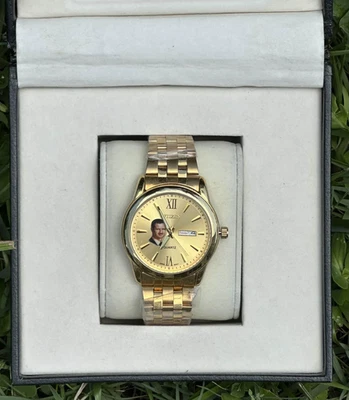 Reloj Ciudadano Militar Siria Bashar Al Assad De Colección Raro Día Fecha Coleccionable Foto 1 de 4