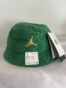 NEW Nike Jordan Kids Fuel Up Cool Down Bucket Hat Green - Picture 1 of 4