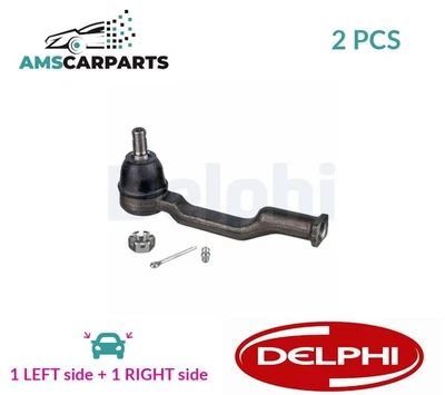 TRACK ROD END RACK END PAIR FRONT TA3347 DELPHI 2PCS NEW OE REPLACEMENT - Image 1 of 4