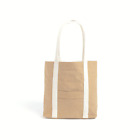 Ella Light Camel Tote Bag made from Washable Paper, an eco-friendly alternative