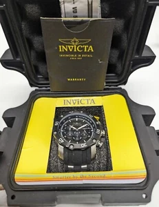 Orologio Invicta Uomo Pro Diver Cronografo Quadrante Nero Quarzo con Custodia a impatto - Foto 1 di 4