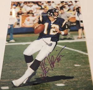 Stan Humphries San Diego Chargers Redskins Autographed 8x10 COA - Picture 1 of 1