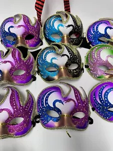 Halloween Costume Mask /Party/Mardi Gras/Masquerade Mask, Lots of 9 - Picture 1 of 5