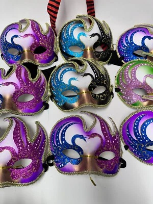 Halloween Costume Mask /Party/Mardi Gras/Masquerade Mask,  Lots of 9 - Image 1 of 4