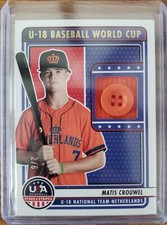 Matis Crouwel 2023 USA Stars & Stripes Netherlands U-18 World Cup Materials #2/6