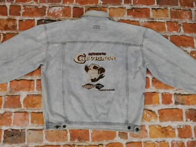 Chevignon Conquista Película Oeste Wear Vaqueros Vintage Chaqueta Claro Gr: XL - Imagen 1 de 4