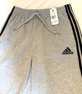 Lot of 2 Adidas Men's M 3S SJ SHO Cotton Jersey athletic shorts, Gray/Charcoal - Picture 1 of 4