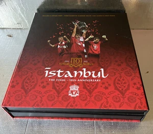 Liverpool F.C 2005 Istanbul Champions League Final Boxed Shirt 10th Anniversary - Picture 1 of 9