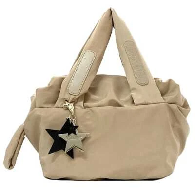 Bolso de Mano See By Chloe ec-21689 Beige 03-14-82-65 Gran Capacidad Nylon Cuero Foto 1 de 4