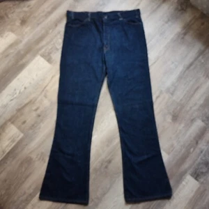 Vintage LEVIS Bell Bottom Jeans 42/36 Herren Orange Tab Talon Zipper - Bild 1 von 17