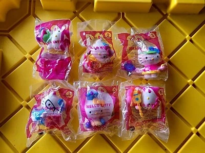 2013 McDonald's Hello Kitty Happy Meal Set of 6 New Rare!!! - Image 1 of 2