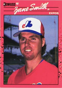 1990 - Donruss -- ZANE SMITH -- Card # 460 -- Montreal Expos - Picture 1 of 2