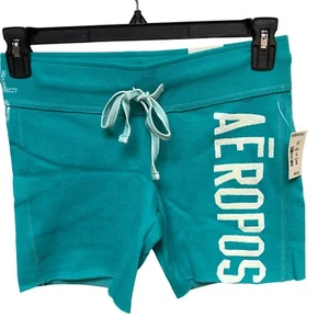 AEROPOSTALE MUJER ALGODÓN LOUNGE SHORTS CON LOGO GRÁFICOS TALLA S NUEVO CON ETIQUETAS - Imagen 1 de 4