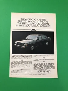 1979 1980 AUDI 5000 S VINTAGE ORIGINAL PRINT AD ADVERTISEMENT PRINTED - Picture 1 of 1