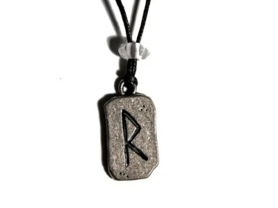 Kette Anhänger Amulett Rune-Raidho - Bild 1 von 2