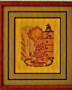 Now I Lay Me Down to Sleep (Boy & Dog) Cross Stitch Pattern Leaflet 1984 - Bild 1 von 2