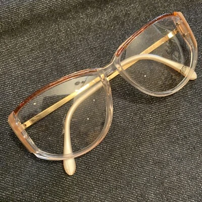 NUEVO COMO DE COLECCIÓN Gafas Rodenstock 80 90s Marco Plástico Marrón Dorado Tono Ojo Grande 55 Foto 1 de 4