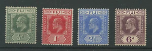 Fiji SG118-121 1908-10 1/2d to 6d short set Mounted mint - Picture 1 of 1