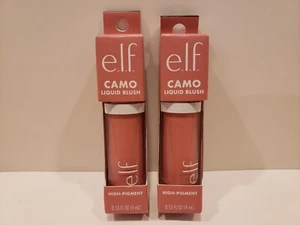 ELF - Lot Of 2 - Camo Liquid Blush High Pigment - Dusty Rose - 0.13 Fl Oz - NIB - Picture 1 of 1