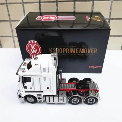 Exclusive Kenworth K200 Prime Mover Truck White 1/32 DieCast New in Original Box - Image 1 of 4