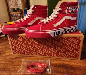 Seltene Raising Cane’s Vans SK8-HI Rot Schuhe Herren 5 Damen 6,5 Neu - Bild 1 von 11