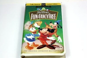 Walt Disney Fun Fancy Free Masterpiece THX Certified 50th Limited Edition VHS - Picture 1 of 6