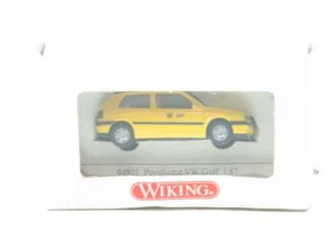 Wiking Plastic 04901 VW Volkswagen Golf Post Dienst Yellow 1.87 Scale Boxed - Picture 1 of 4