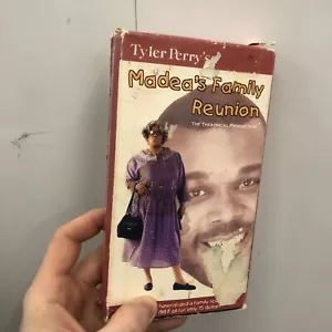 Tyler Perry's Madea's Family Reunion Stage Play VHS, As Is - Picture 1 of 3