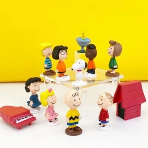 12PCS Peanuts Charlie Brown Snoopy & Friends Playset for Kids Home Decor Gift - Picture 1 of 10
