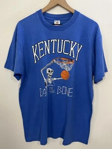 Vintage 1992s Skeleton Bad to the Bone Skateboarding T-Shirt XL Basketball - Picture 1 of 13