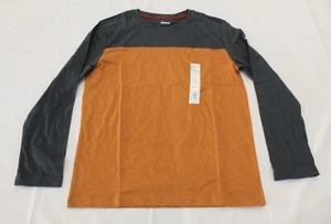 Sonoma Goods For Life Boy's The Everyday Colorblock Tee DD7 Gold Torch Medium - Picture 1 of 3
